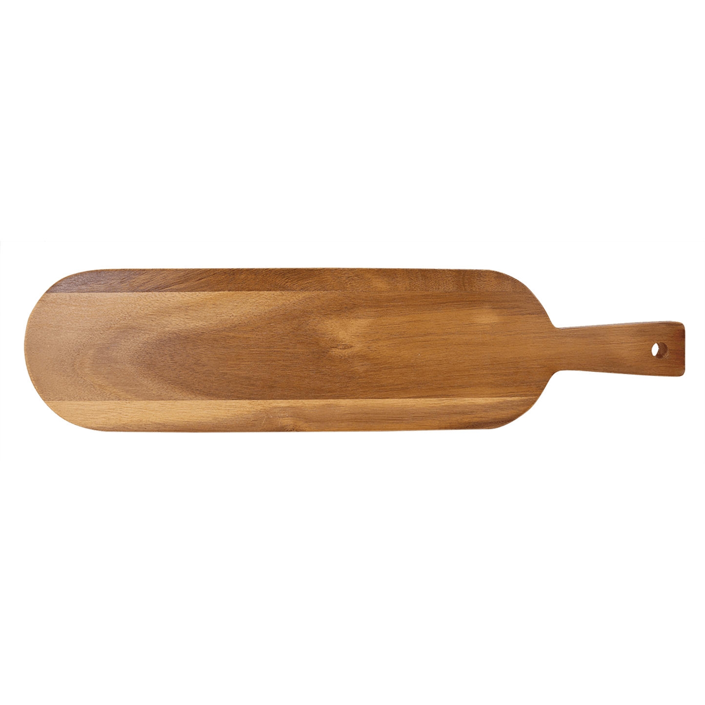 10 1/2" x 14 1/2" Round Acacia Wood/Slate Serving Board with Handle (Copy)