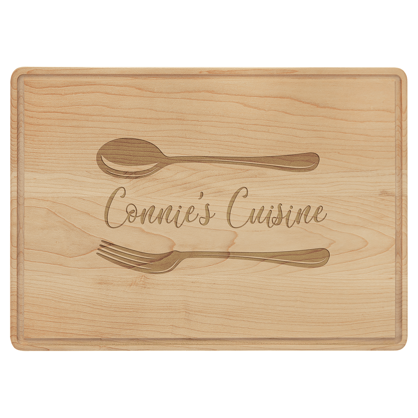 11 1/2" x 8 3/4" Cutting Board with Drip Ring
