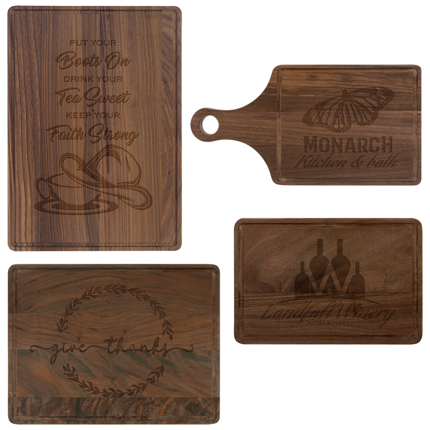 11 1/2" x 8 3/4" Cutting Board with Drip Ring