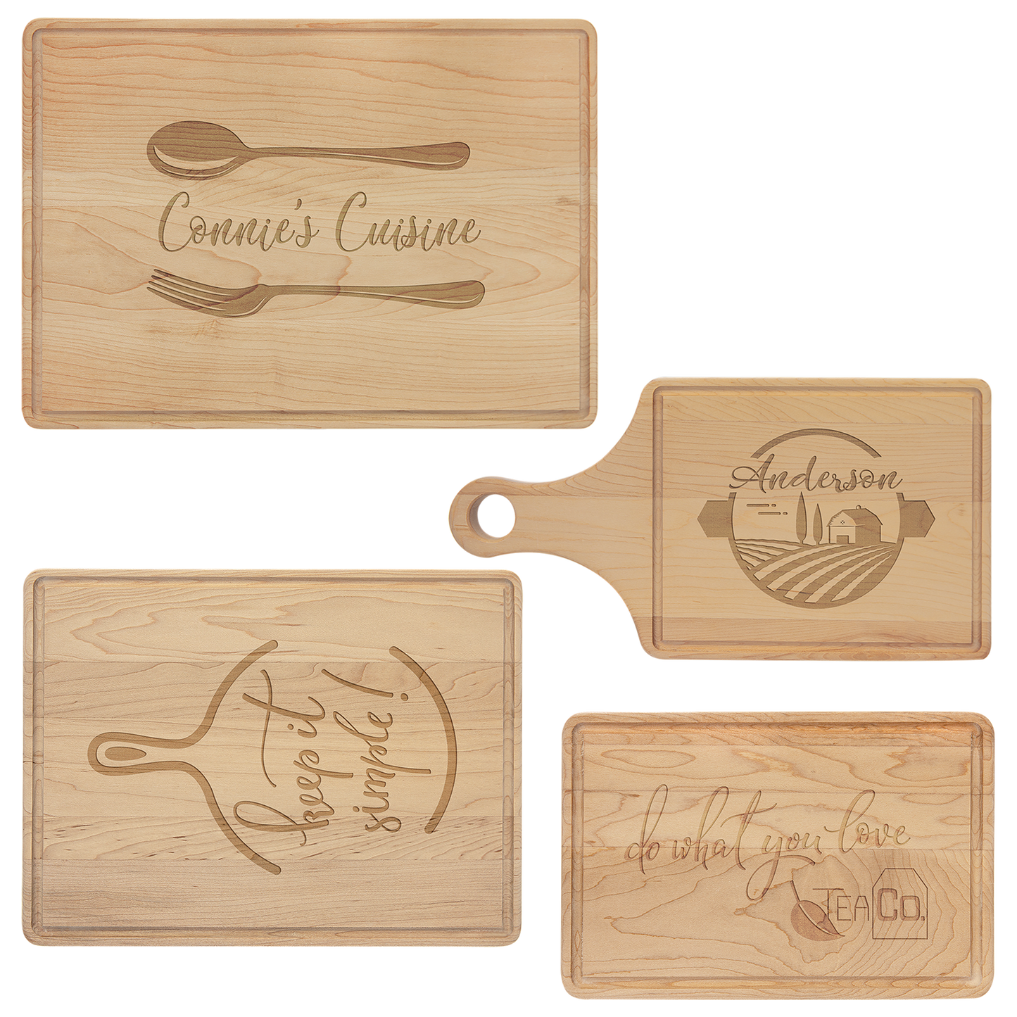 11 1/2" x 8 3/4" Cutting Board with Drip Ring