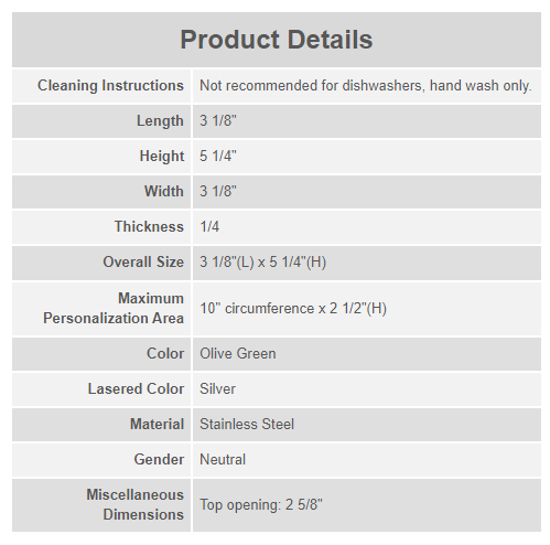 Stainless Steel Vacuum Insulated Beverage Holder