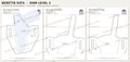 Beretta 92FS OWB Level 2 holster pattern pieces, watermarked preview