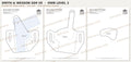 Smith & Wesson SD9 VE OWB Level 2 holster pattern pieces, watermarked preview