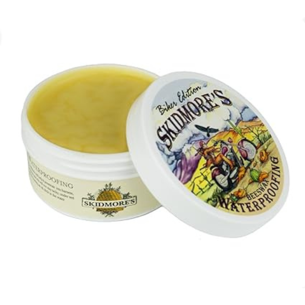 Skidmore's Biker Edition Beeswax Waterproofing – Motorcycle Leather Waterproofing Treatment