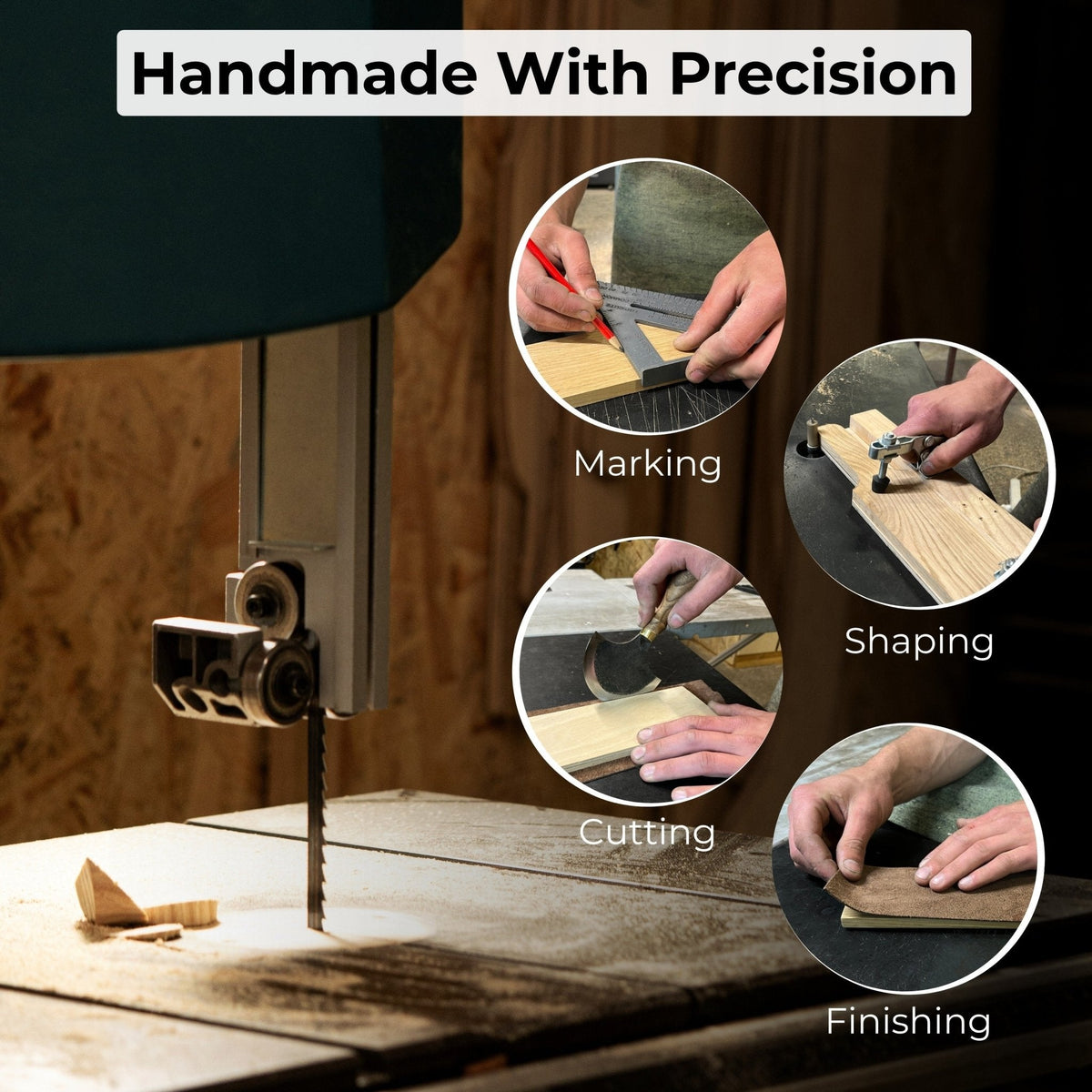 Double-Sided Leather Sharpening Strop with Polishing Paste Sharky Forged Steel Tools