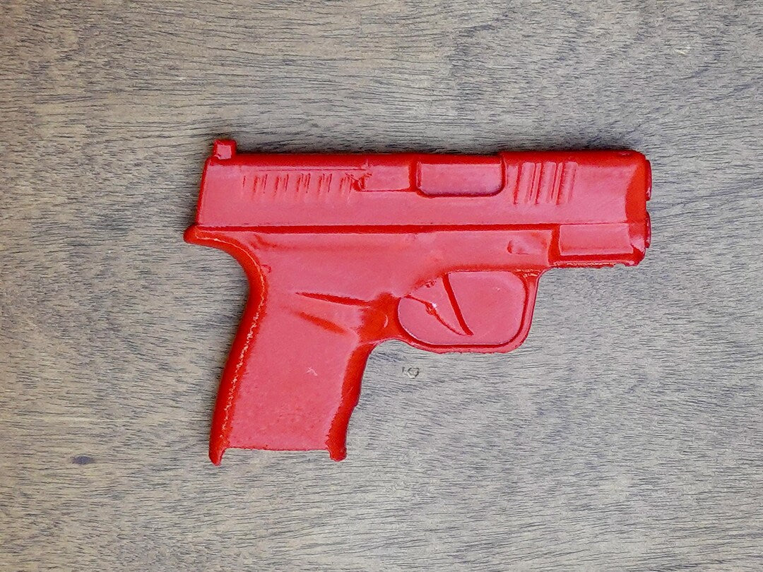 Springfield Hellcat Pro holster making prop — mold tool