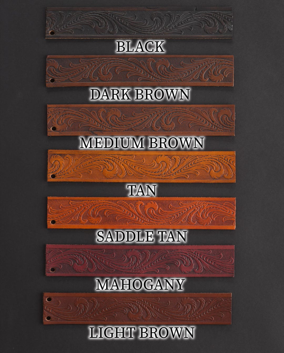 Handmade leather belt — construction options (lined, steel core)