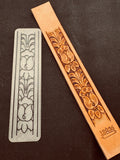 Pattern #132 belt transfer tool — pattern layout on leather strap