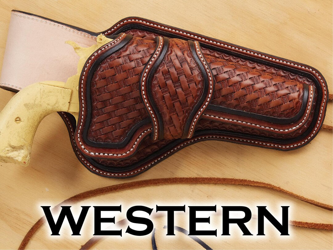 OWB holster pattern — printed pattern layout