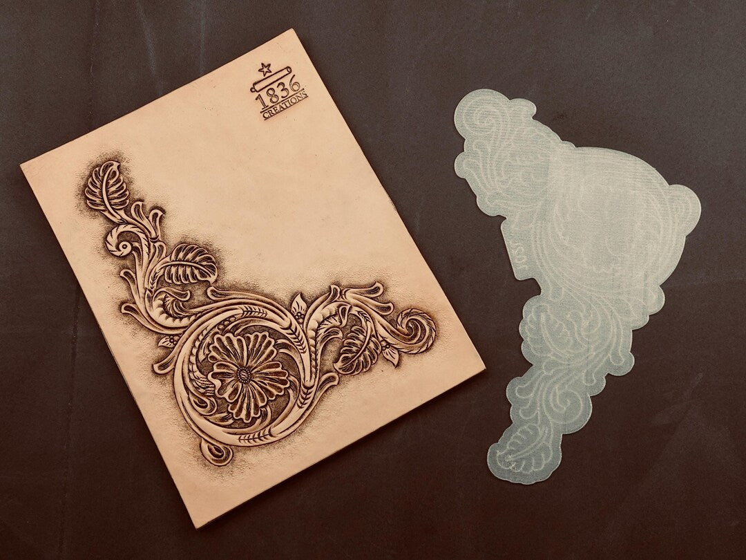 Custom made-to-order leather stamp