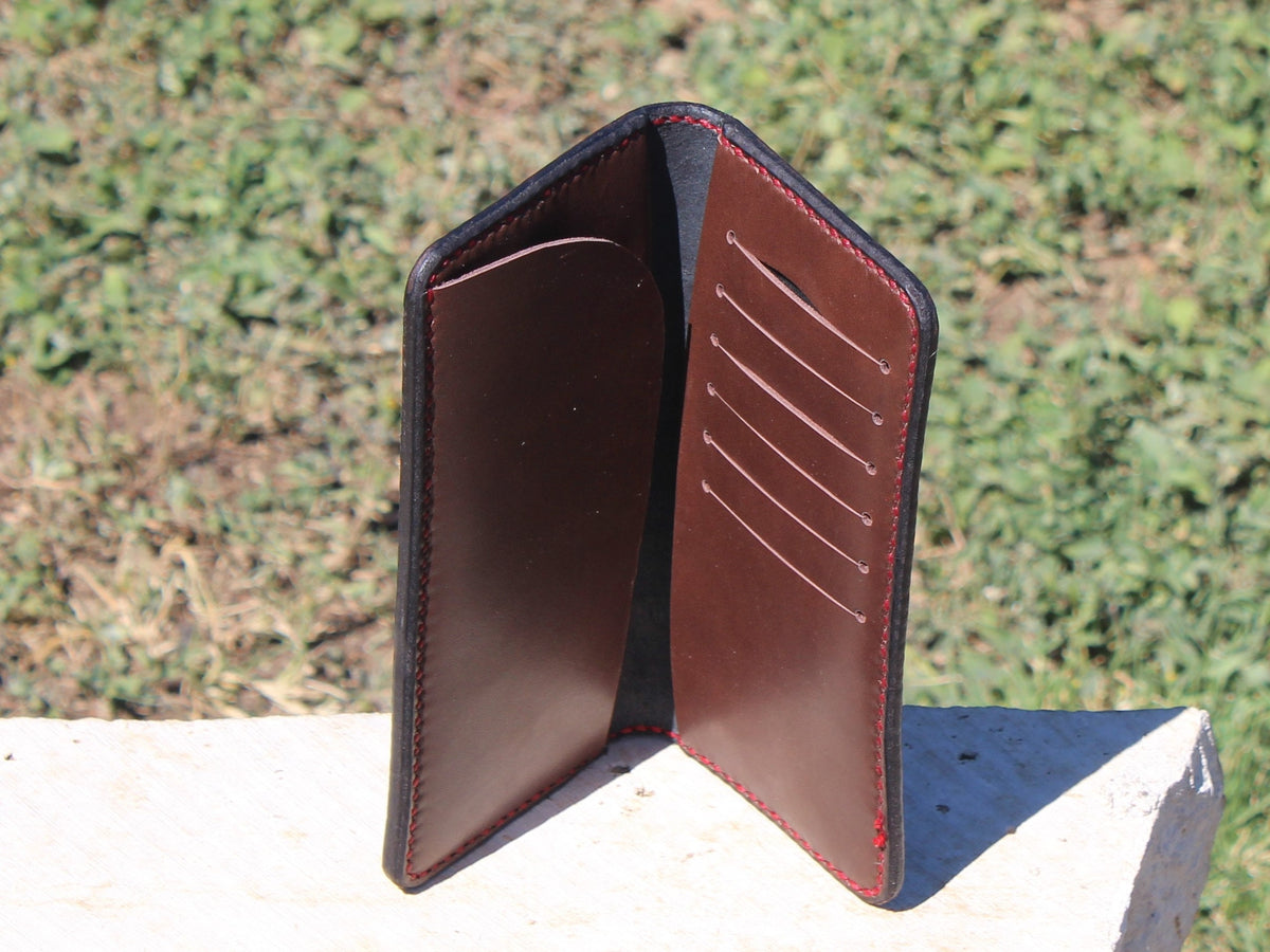 Roper Wallet Pattern — back panel detail