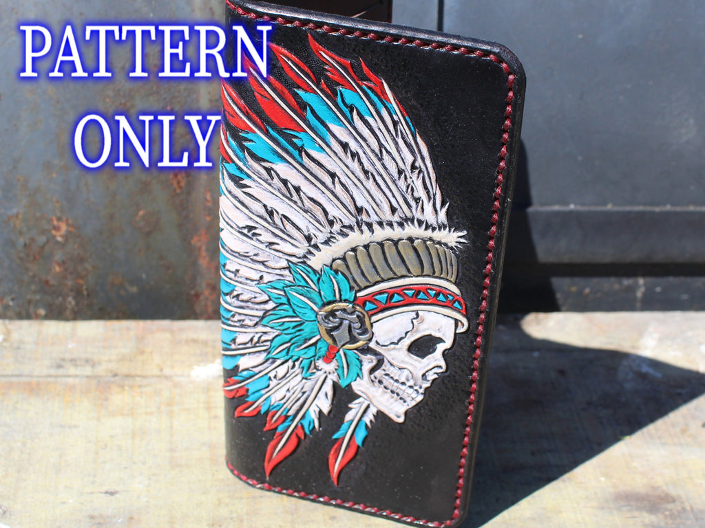 Roper Wallet Pattern — finished wallet front view