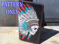 Roper Wallet Pattern — finished wallet front view