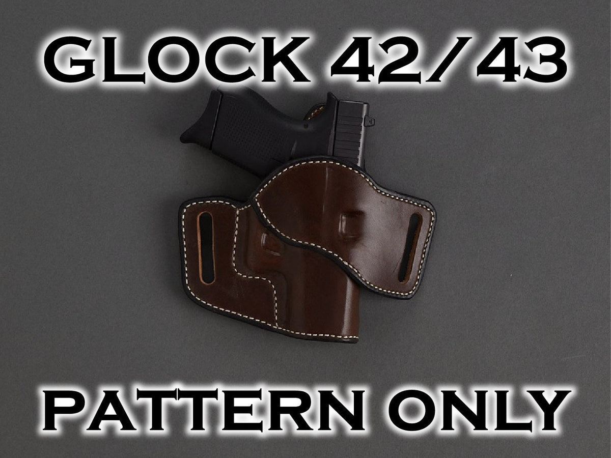 Glock G-42 tab holster pattern — main view