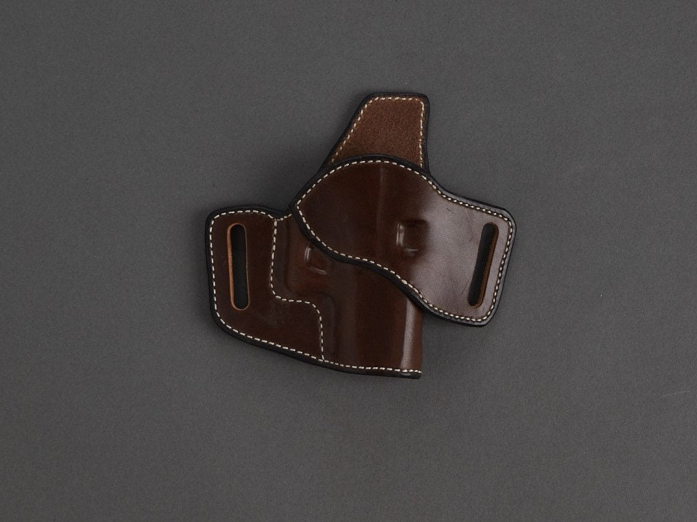 1911 5" Tab Level 1 holster pattern — front view of finished holster