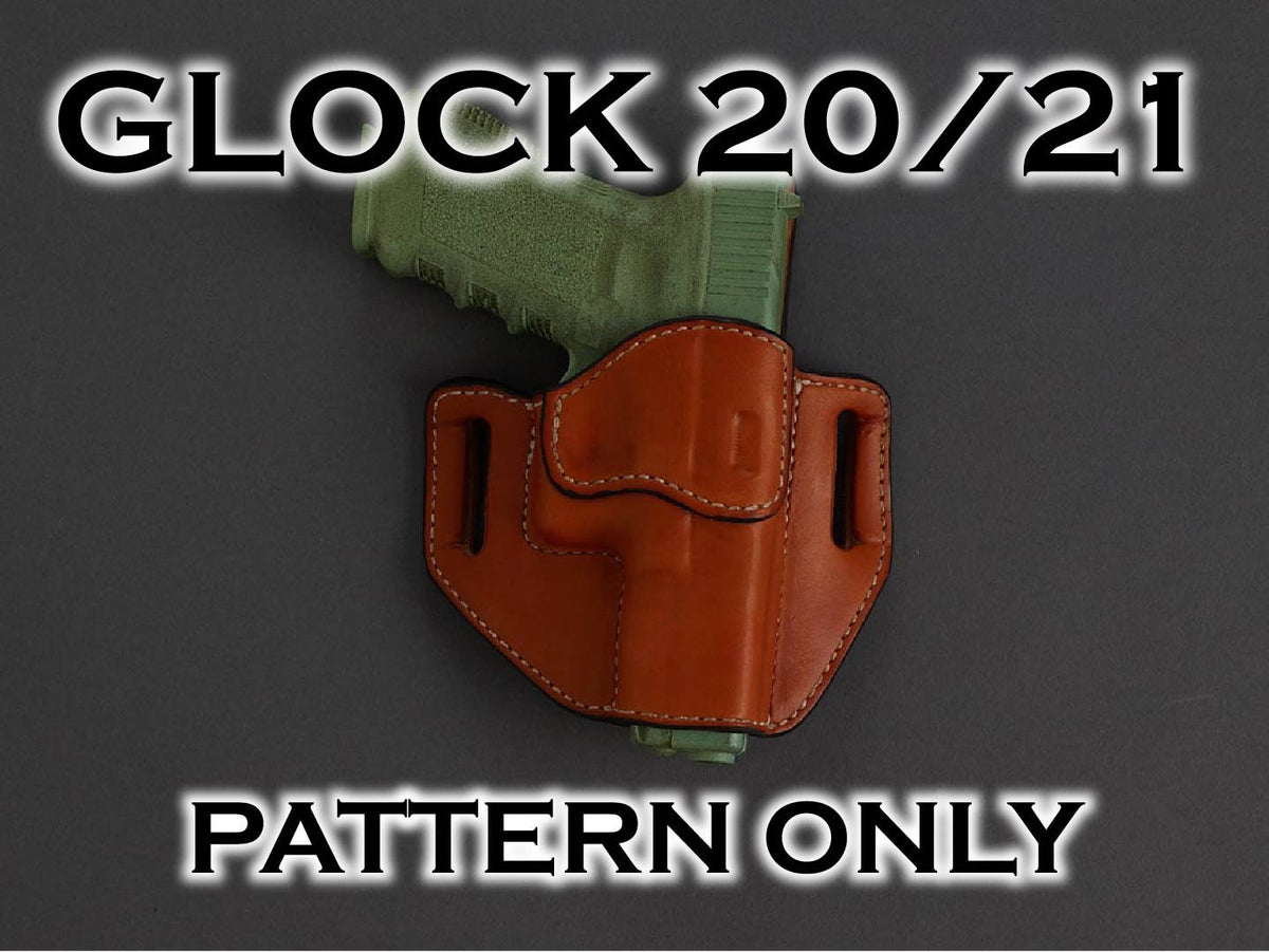 Glock G20/21 OWB holster pattern — main view