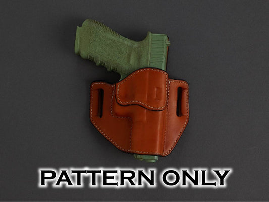 GLOCK G-42 OWB LVL 1 Holster Pattern - Download and Create Your Own High-Quality Holster My Store