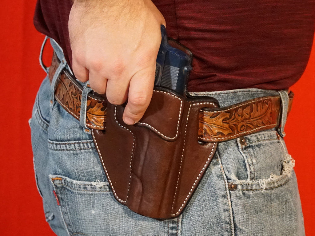 OWB holster — belt loop detail