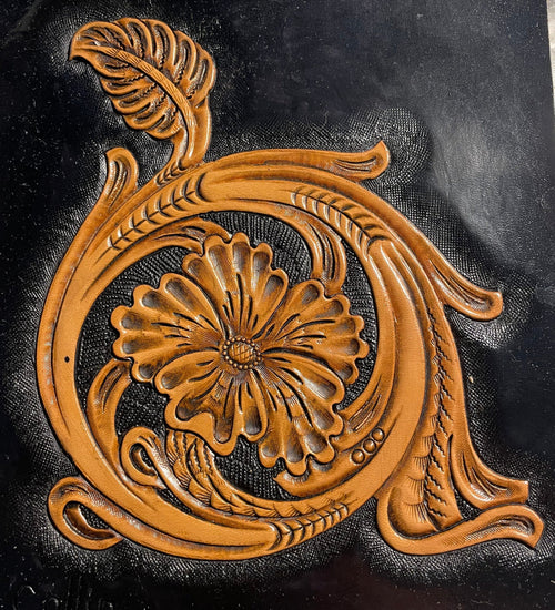 Sheridan Tooling Pattern #121 — single flower design