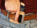 Single Clip IWB holster — front view