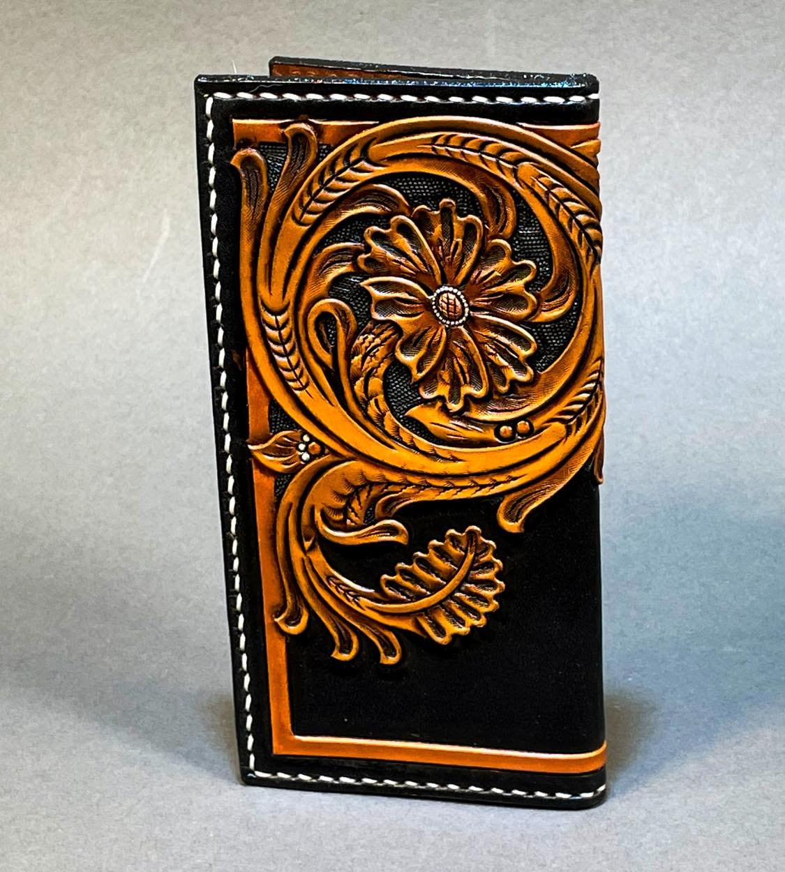Custom Order Roper Wallet — front view example