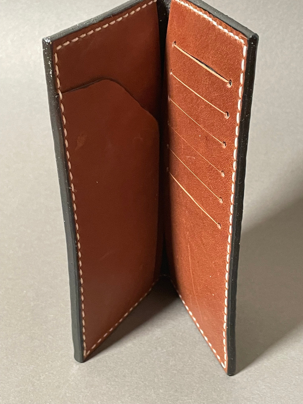 Custom Order Roper Wallet — interior card slots